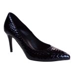 Dominique Shoes Γυναικεία Παπούτσια Γόβες 81001 Μαύρο Κροκό