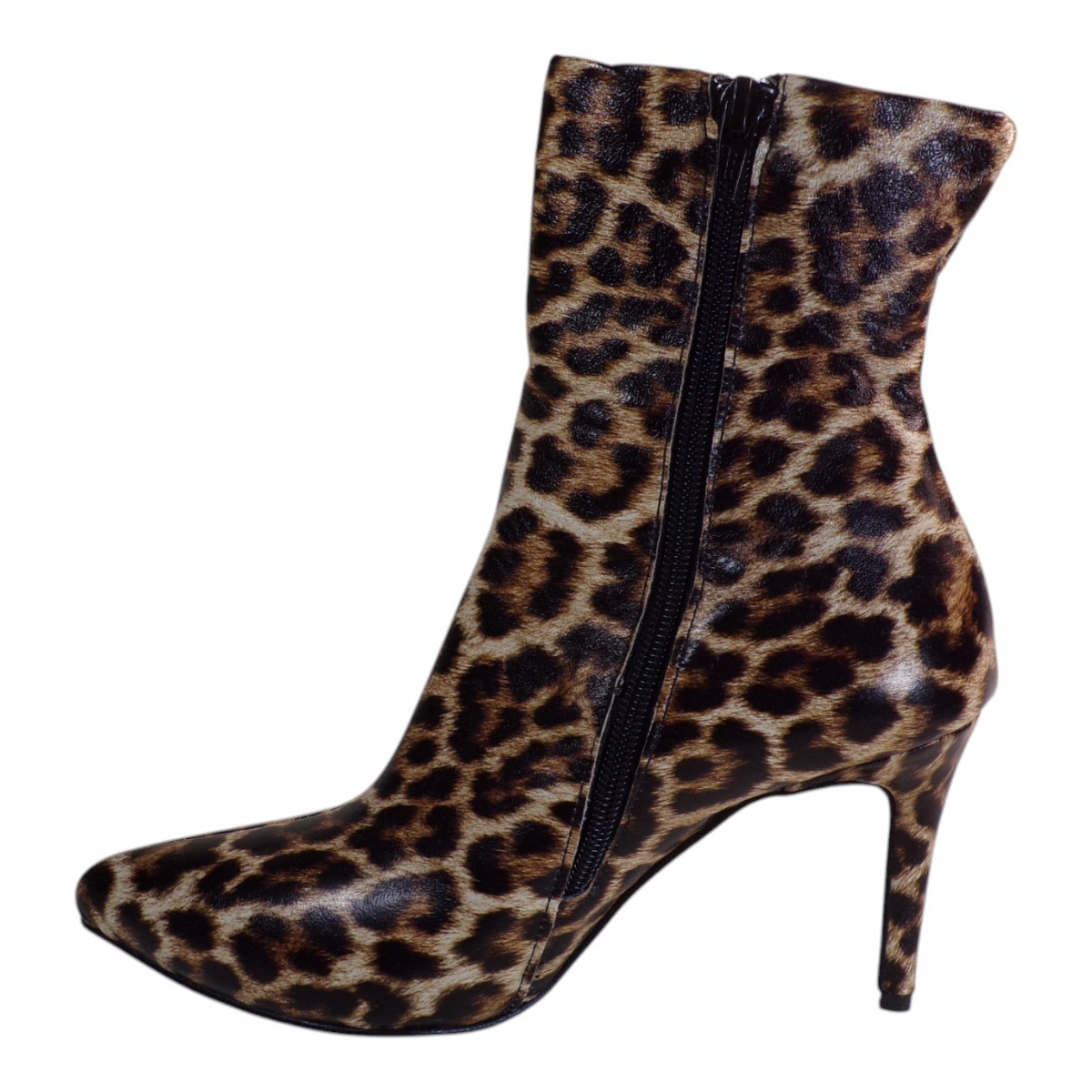 Dominique Shoes Γυναικεία Παπούτσια Μποτάκια 81435 Λεοπάρ φωτογραφία