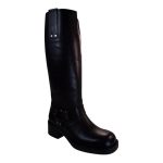 Commanchero Γυναικεία Παπούτσια Μπότα COW BOY 51209-721 Μαύρο Δέρμα