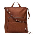 Desigual BOLS HALF LOGO Τσάντα Γυναικεία Backpack 24WAKP03-6064 Tαμπά