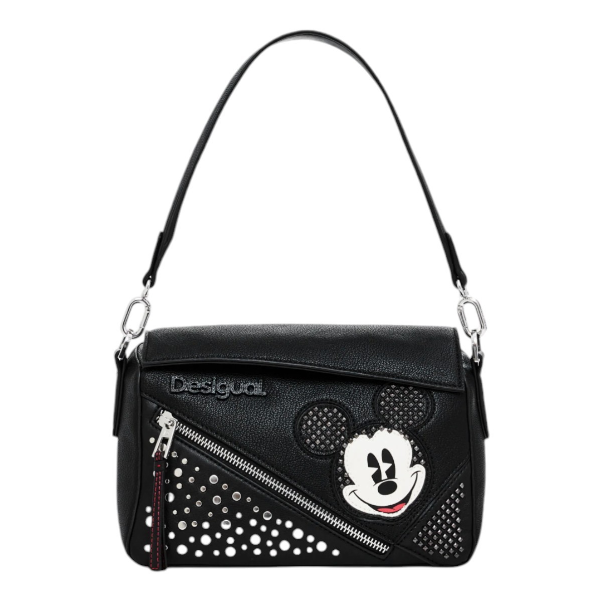  Desigual BOLS MICKEY Τσάντα Γυναικεία Ωμού-Χιαστί 24WAXP71-2000 Μαύρο 2025
