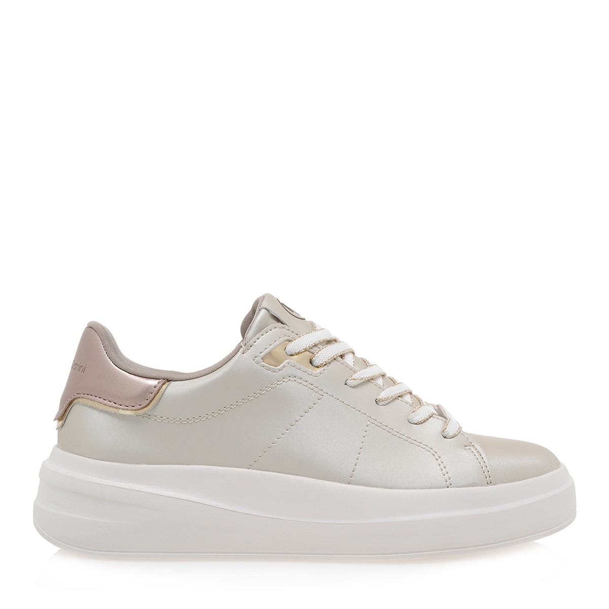 Renato Garini Γυναικεία Παπούτσια Sneakers 89S-181 Μπέζ Μεταλλίκο Ρόζ Χρυσό U189S18139H9 φωτογραφία
