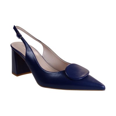 Fardoulis Shoes Γυναικεία Παπούτσια Γόβες 738-86Χ Μπλέ Δέρμα