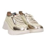 Hispanitas Γυναικεία Παπούτσια Sneakers CAVA HABANA HV254053 Μπέζ-Χρυσό Δέρμα