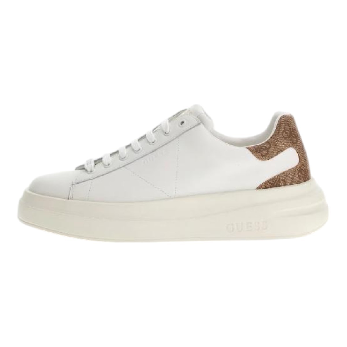 GUESS Sneakers Ανδρικά Παπούτσια FMPVIBLEA12-WBEIB Λευκό-Μπέζ φωτογραφία