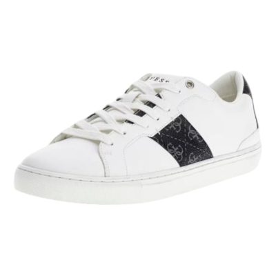 GUESS Sneakers Ανδρικά Παπούτσια FMTTOGELL12-WHIBK Λευκό-Γκρί