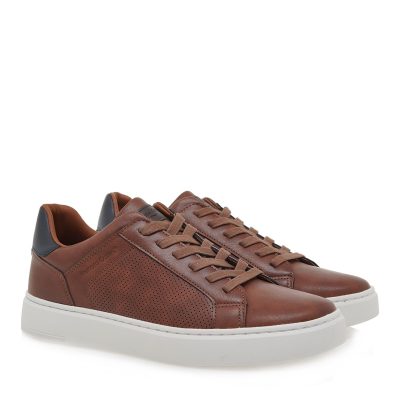Renato Garini Ανδρικά παπούτσια Sneakers 700-043 Ταμπά Στάμπα Μπλέ U5700043242A