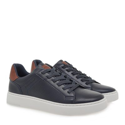 Renato Garini Ανδρικά παπούτσια Sneakers 700-043 Μπλέ Στάμπα Ταμπά U5700043243A