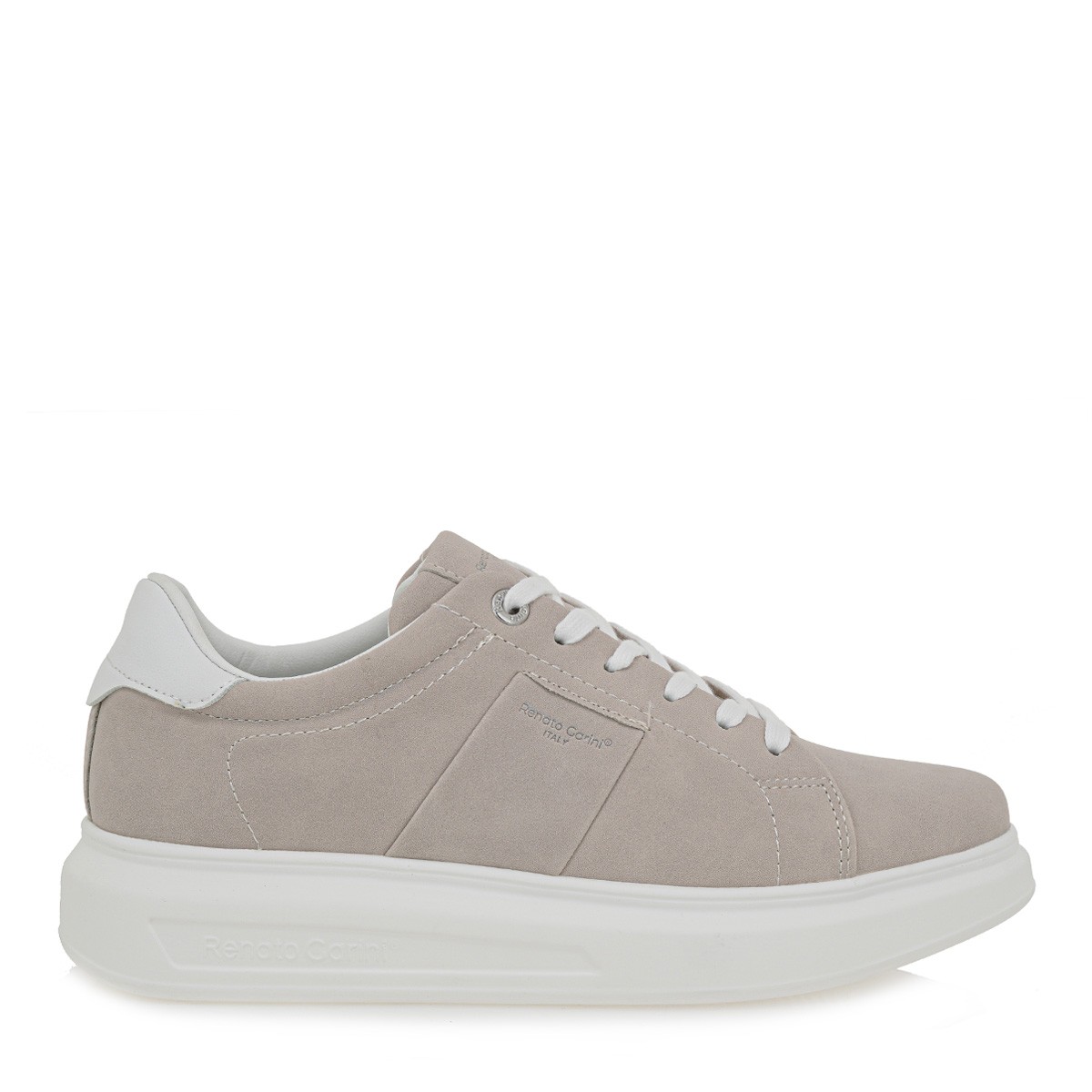 Renato Garini Ανδρικά παπούτσια Sneakers 700-421 Πάγος Nubuck Λευκό U5700421362A φωτογραφία