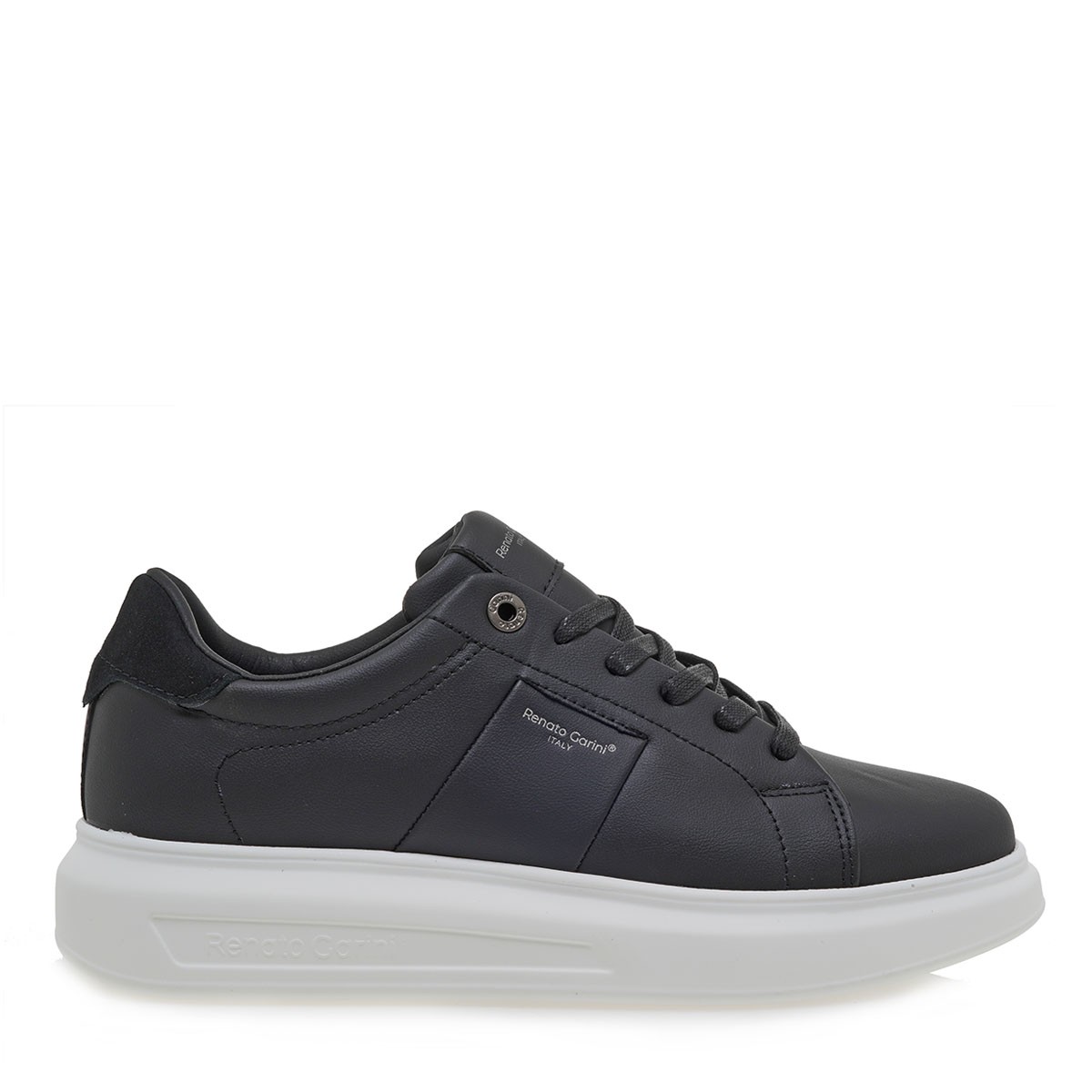 Renato Garini Ανδρικά παπούτσια Sneakers 700-421 Μαύρο Καστόρι Λευκό U570042139F3 φωτογραφία
