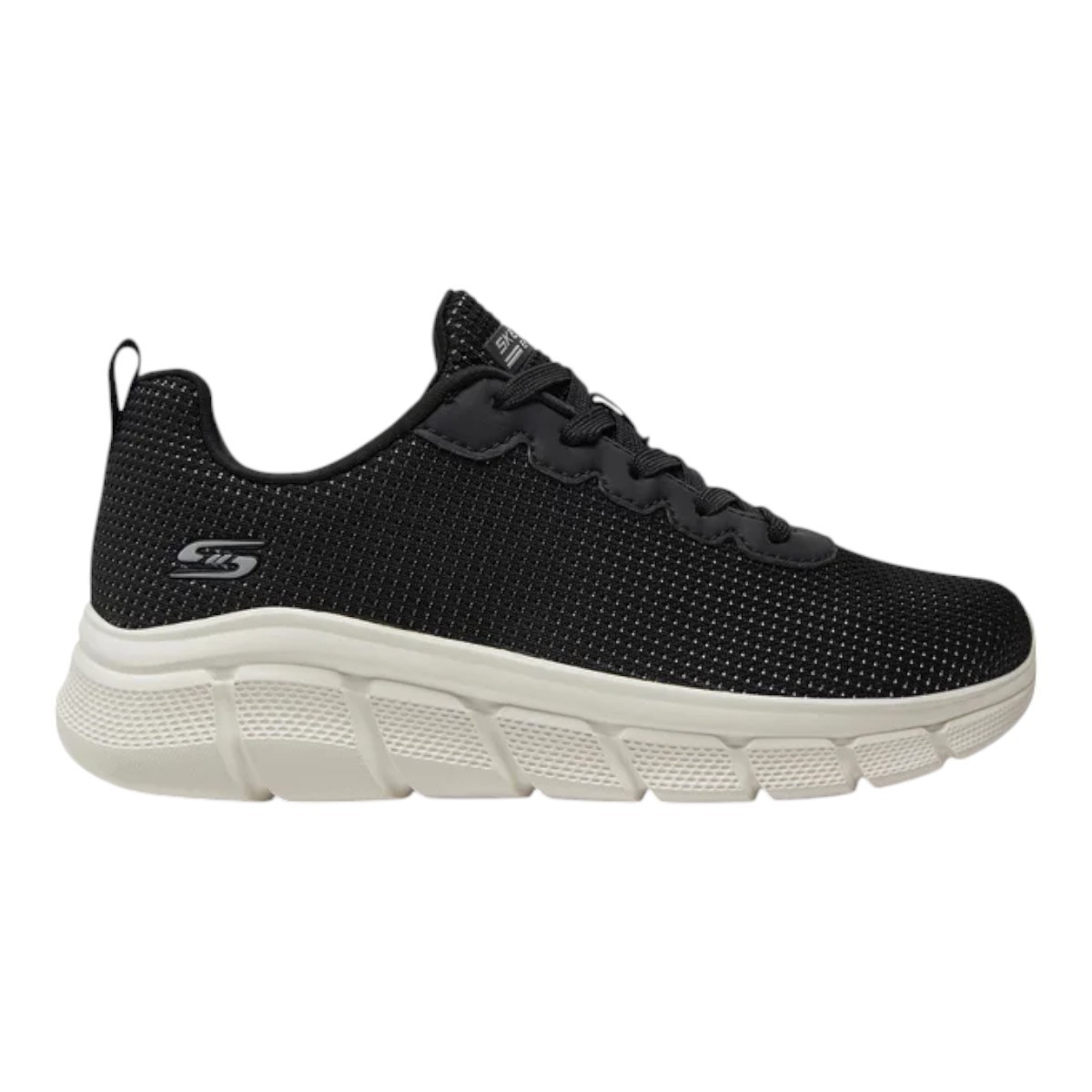Skechers Γυναικεία Αθλητικά Bobs B Flex-Visionary Essence 117346/Blk Μαύρο-Λευκό φωτογραφία