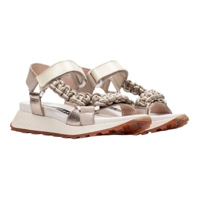 Hispanitas Γυναικεία Πέδιλα Sport Sandals maui HV253898 Μπέζ Δέρμα