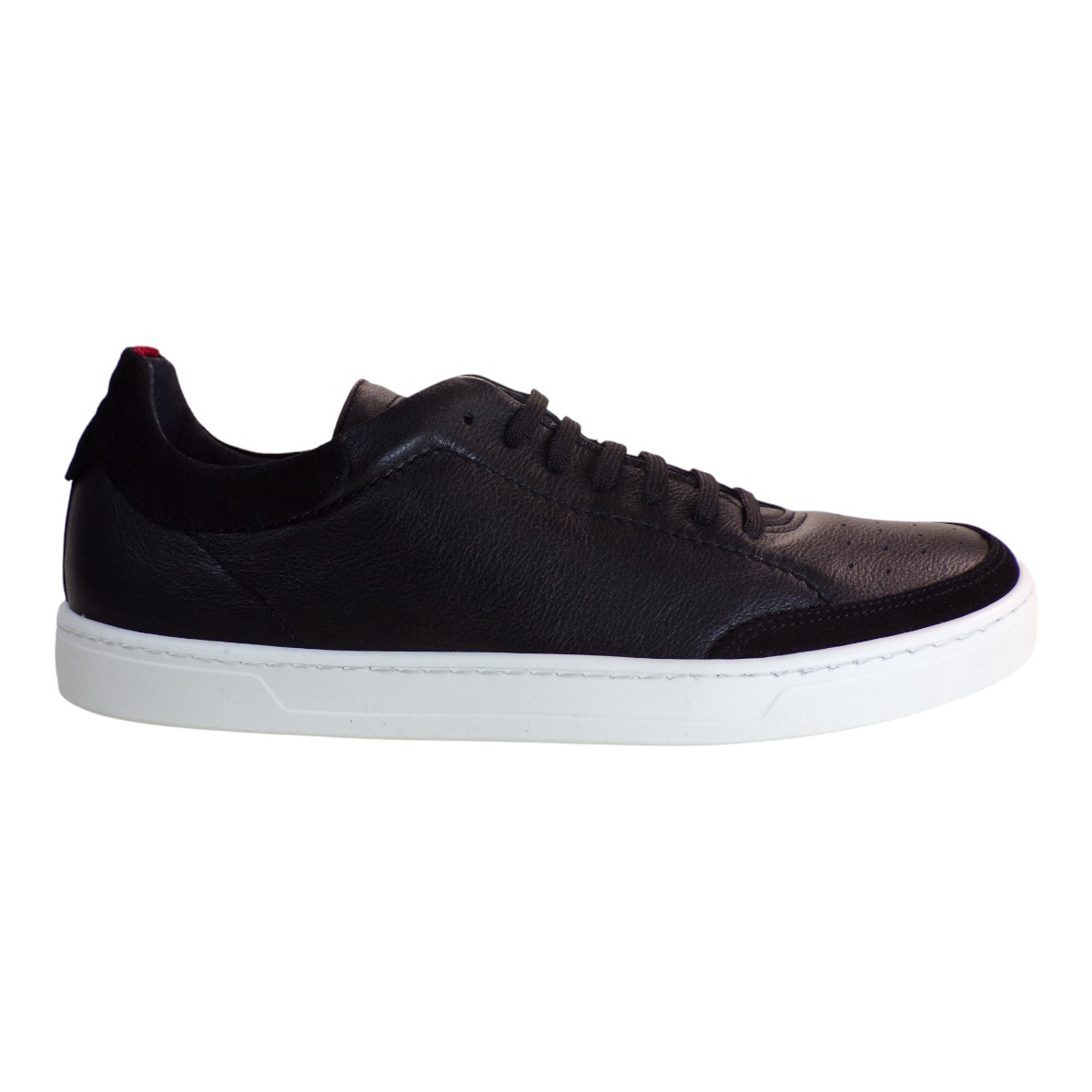Robinson Ανδρικά Παπούτσια Sneakers 59514 Μαύρο Δέρμα φωτογραφία
