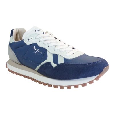 Pepe jeans BRIT-ON Sneakers Ανδρικά Παπούτσια PMS40034-585 Μπλέ
