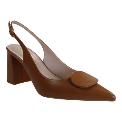 Fardoulis Shoes Γυναικεία Παπούτσια Γόβες 738-86Χ Ταμπά Δέρμα