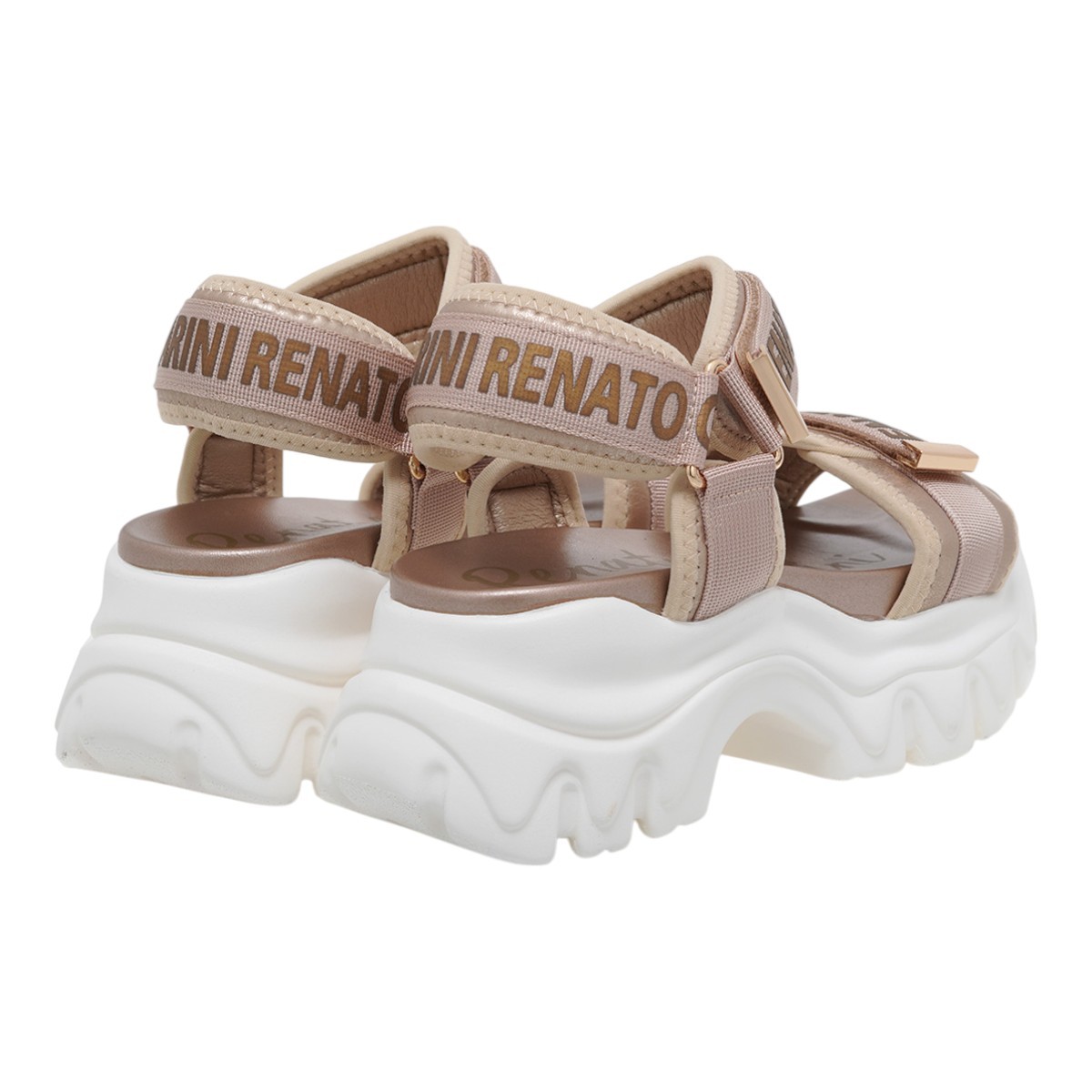 Renato Garini Γυναικεία Πέδιλα Πλατφόρμες 28A-292 Πλατίνα U428A2924L46 φωτογραφία