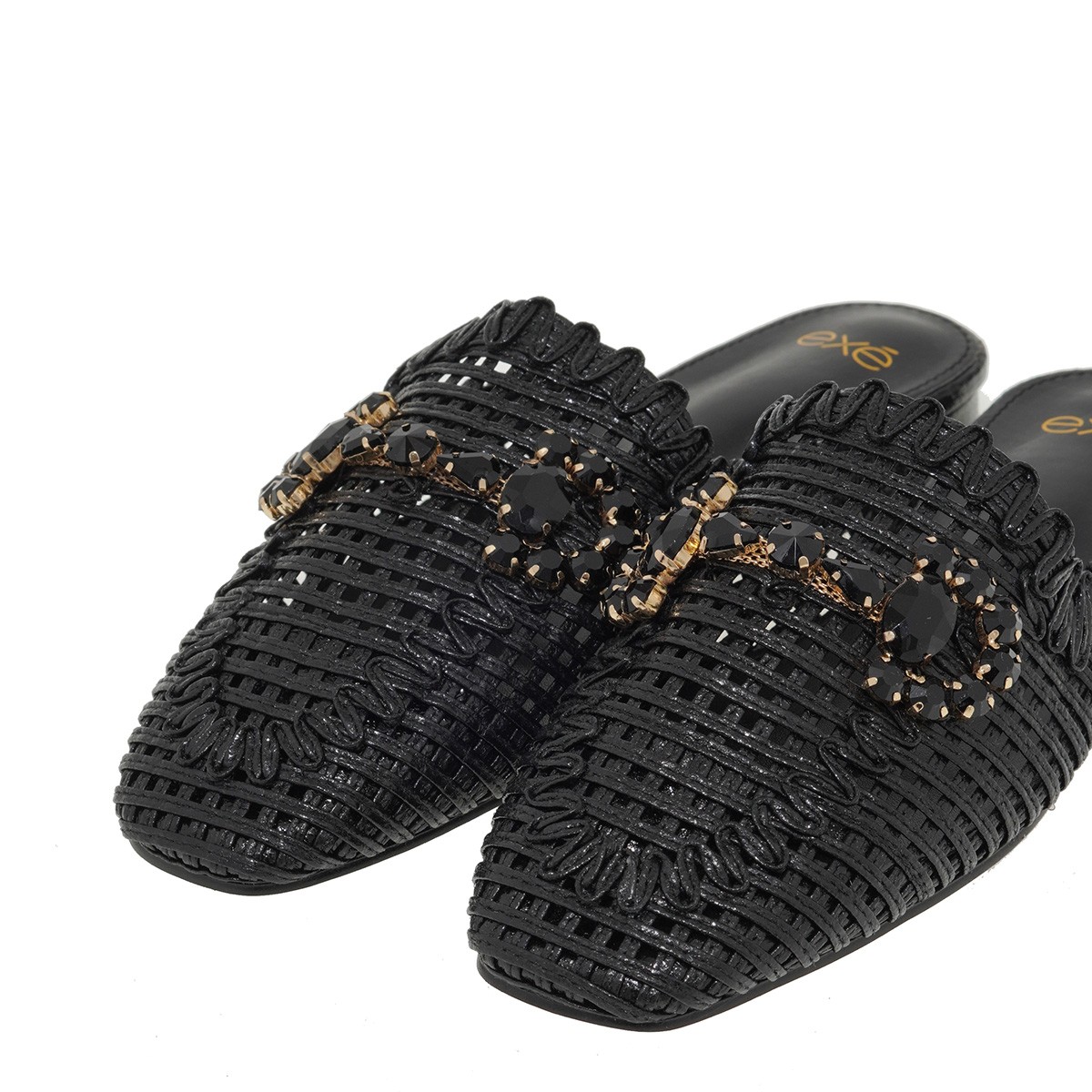 EXE Shoes Γυναικείες Παντόφλες Mules 39W-081 Μαύρο U439W0811001 φωτογραφία