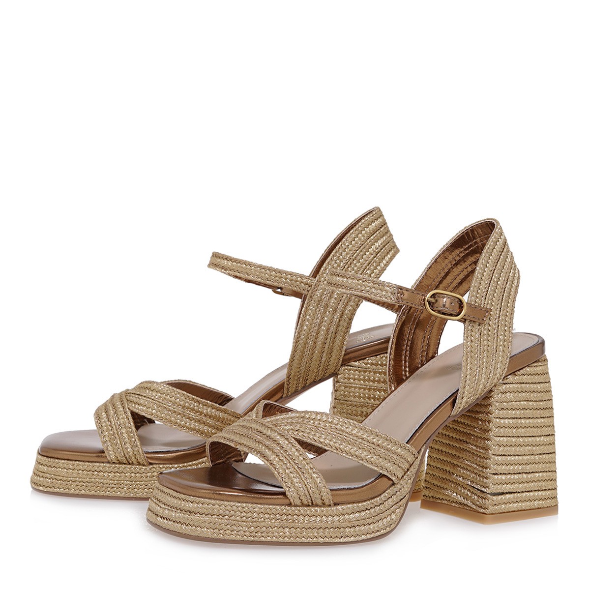 EXE Shoes Πέδιλα Γυναικεία HAVANA-002 700-002 Χρυσό Μπρονζέ U47000205743 φωτογραφία
