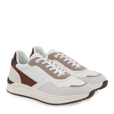 Renato Garini Ανδρικά παπούτσια Sneakers 700-100 Λευκό Πολύχρωμο  U5700100249S