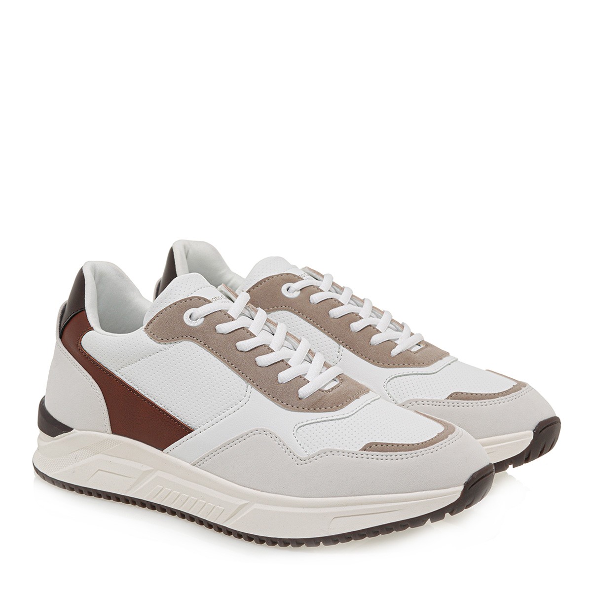Renato Garini Renato Garini Ανδρικά παπούτσια Sneakers 700-100 Λευκό Πολύχρωμο U5700100249S