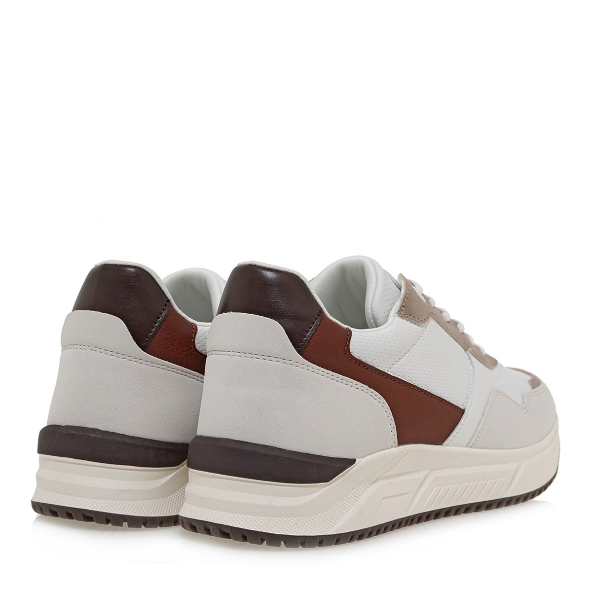 Ανδρικά Sneakers Renato Garini Malvin-001 Λευκό Πολύχρωμο U5700100249S