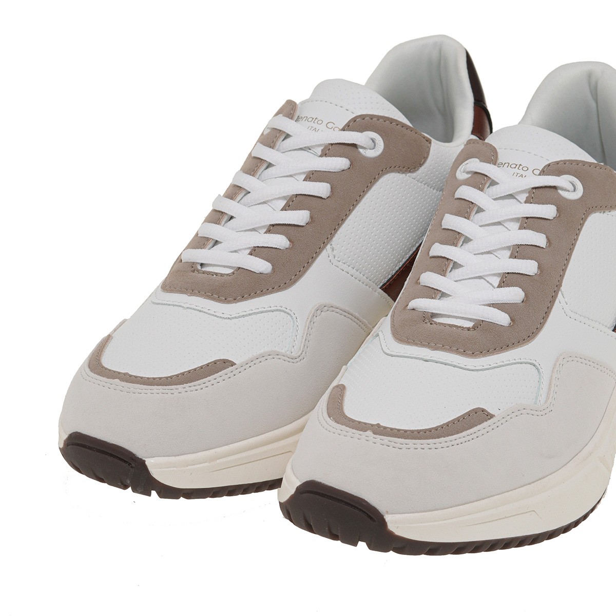 Renato Garini Ανδρικά παπούτσια Sneakers 700-100 Λευκό Πολύχρωμο U5700100249S φωτογραφία
