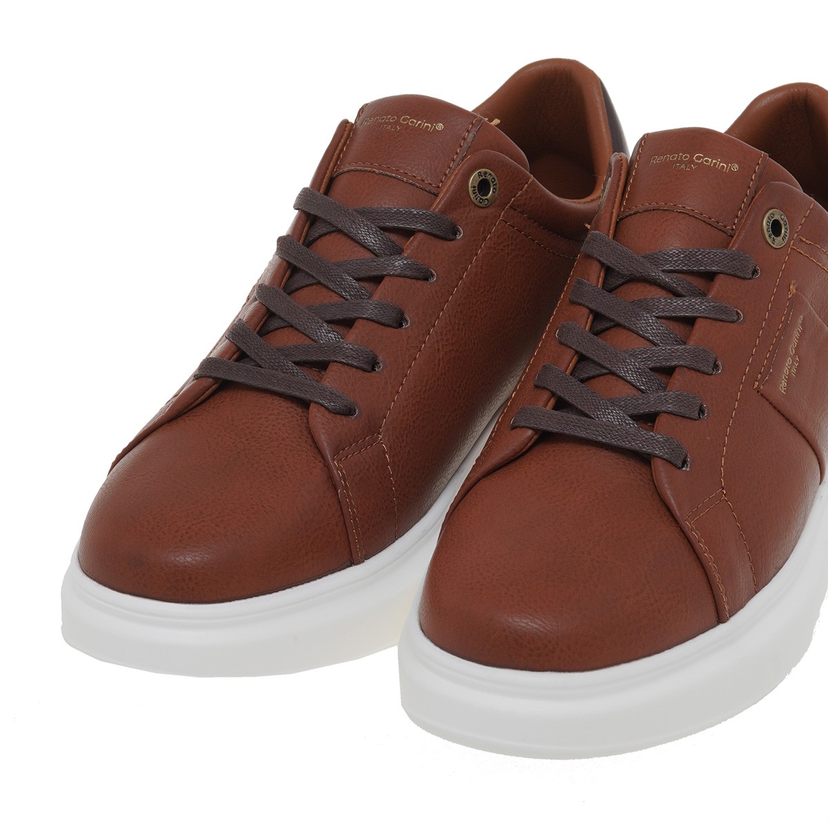 Renato Garini Ανδρικά παπούτσια Sneakers 700-421 Ταμπά Καφέ U57004213J58 φωτογραφία