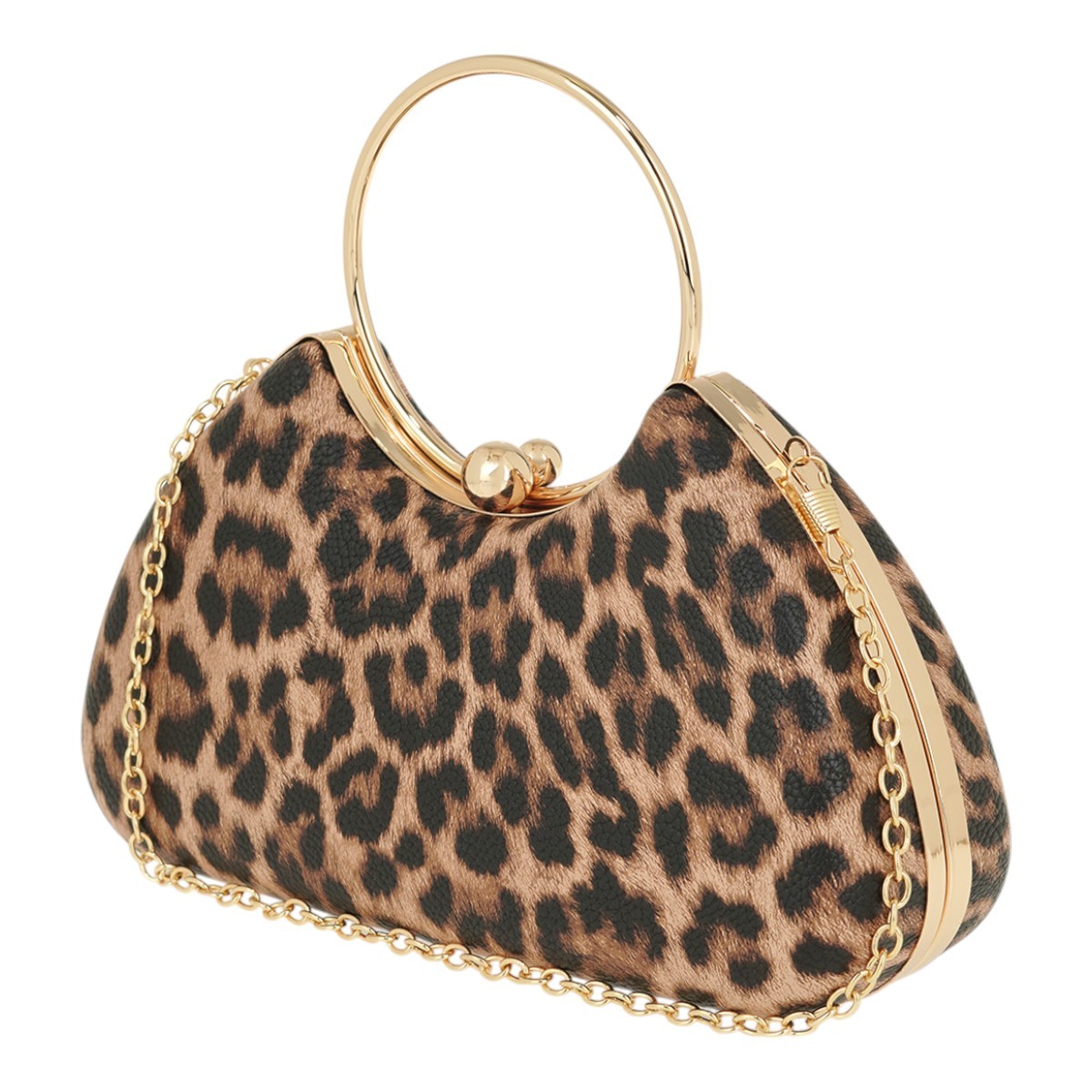 Exe Bags Γυναικεία Τσάντα Φάκελος Clutches Χειρός 700-103 24013 Λεοπάρ U67001039812 φωτογραφία