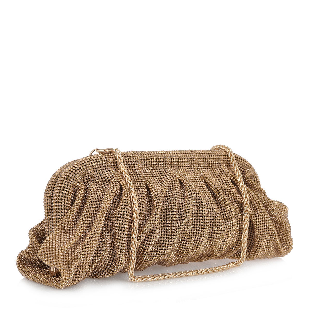 Exe Bags Γυναικεία Τσάντα Φάκελος Clutches 700-910 Μπρονζέ Στρας U6700910930B φωτογραφία