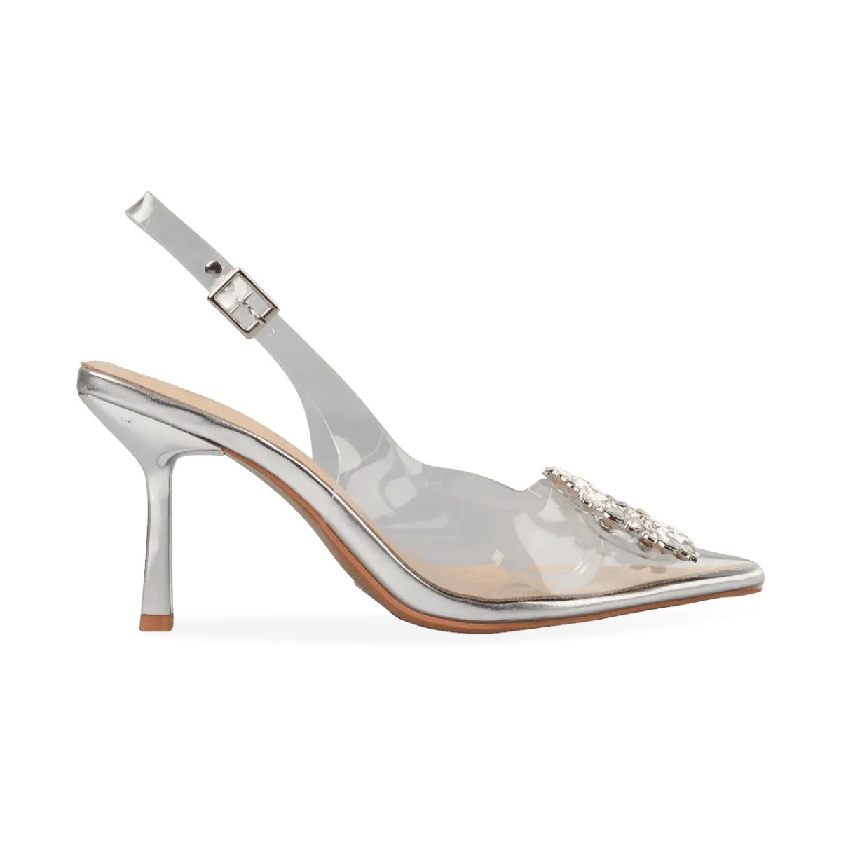 Envie Shoes Γυναικείες Παπούτσια Γόβες E80-21487-21 Ασημί φωτογραφία