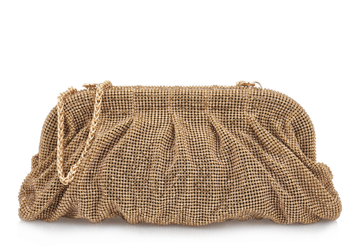 Exe Bags Γυναικεία Τσάντα Φάκελος Clutches 700-910 Μπρονζέ Στρας U6700910930B φωτογραφία