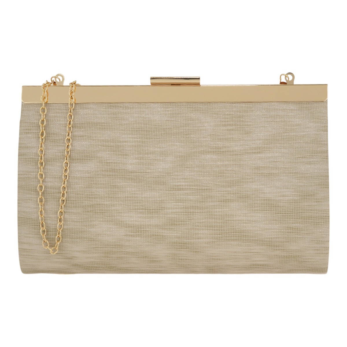 EXE Exe Bags Γυναικεία Τσάντα Φάκελος Clutches 700-005 22005 ΜΠΕΖ ΠΛΑΤΙΝΑ ΣΤΑΜΠΑ U6700005973Z