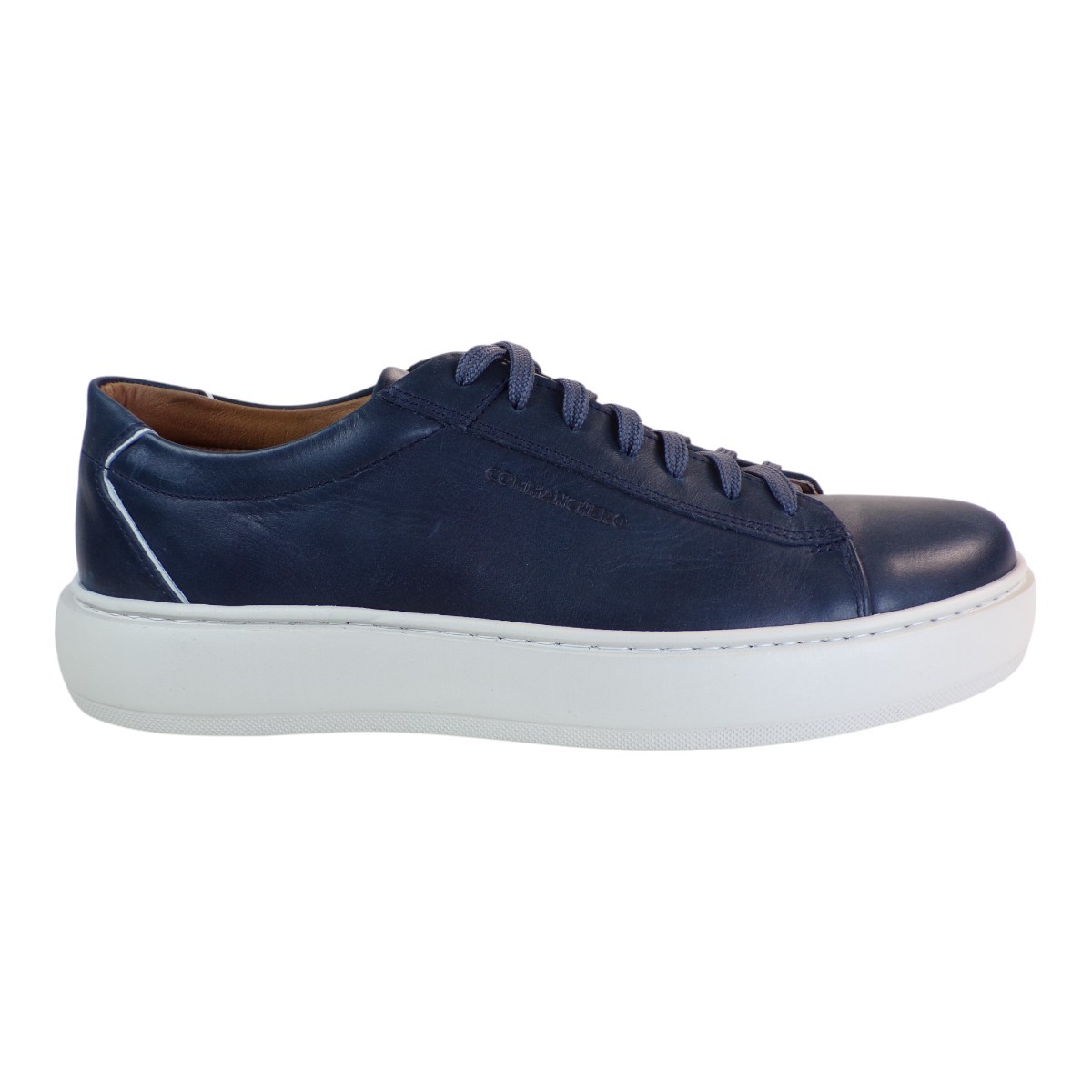 Commanchero Sneakers Ανδρικά Παπούτσια 72400-727 Μπλέ Δέρμα φωτογραφία