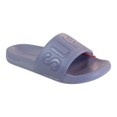 SUPERDRY Γυναιεία Παπούτσια Παντόφλες Core Pool Sliders WF310237A-B9M Iced Purple
