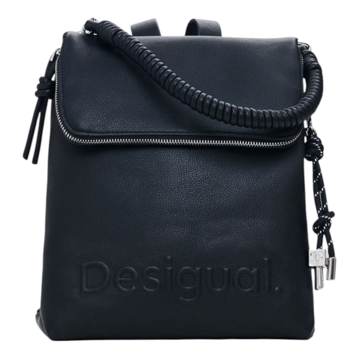  Desigual BOLS backpack HALF HAMPTON Τσάντα Γυναικεία Πλάτης 25SAKP46-2000 Μαύρο 2025