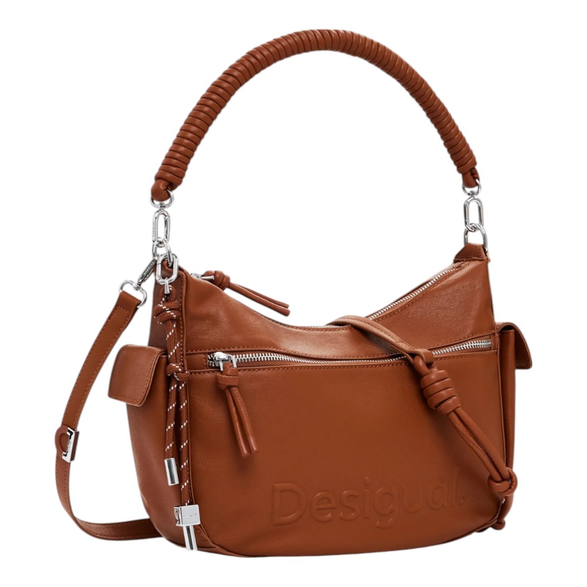  Desigual BOLS HALF ASTANA Τσάντα Γυναικεία Ωμού-Χιαστί 25SAXPBW-6011 Tαμπά 2025