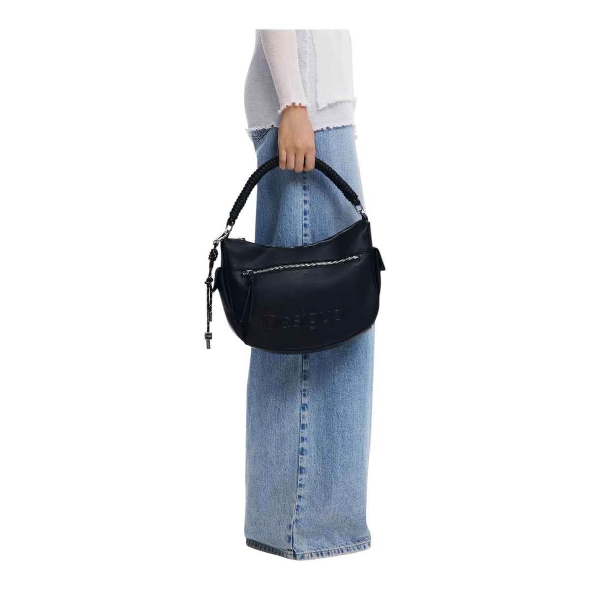 Desigual BOLS HALF ASTANA Τσάντα Γυναικεία Ωμού-Χιαστί 25SAXPBX-2000 Μαύρο φωτογραφία