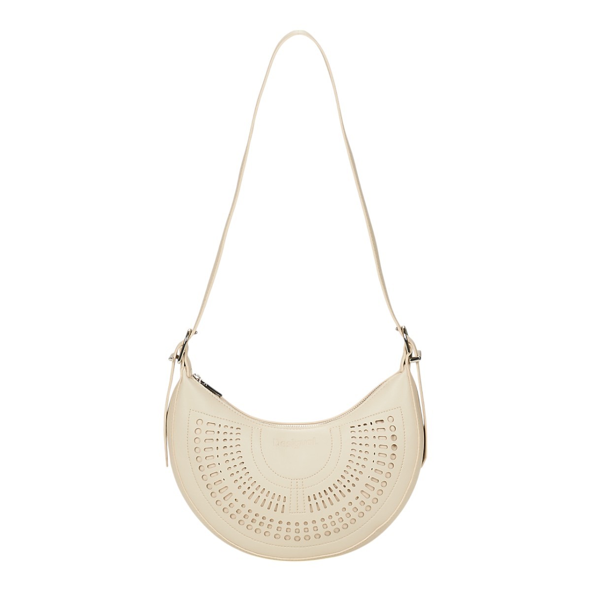  Desigual BOLS ORBIS CASCAIS Τσάντα Γυναικεία Ωμού-Χιαστί 25SAXP09-1001 Εκρού 2025