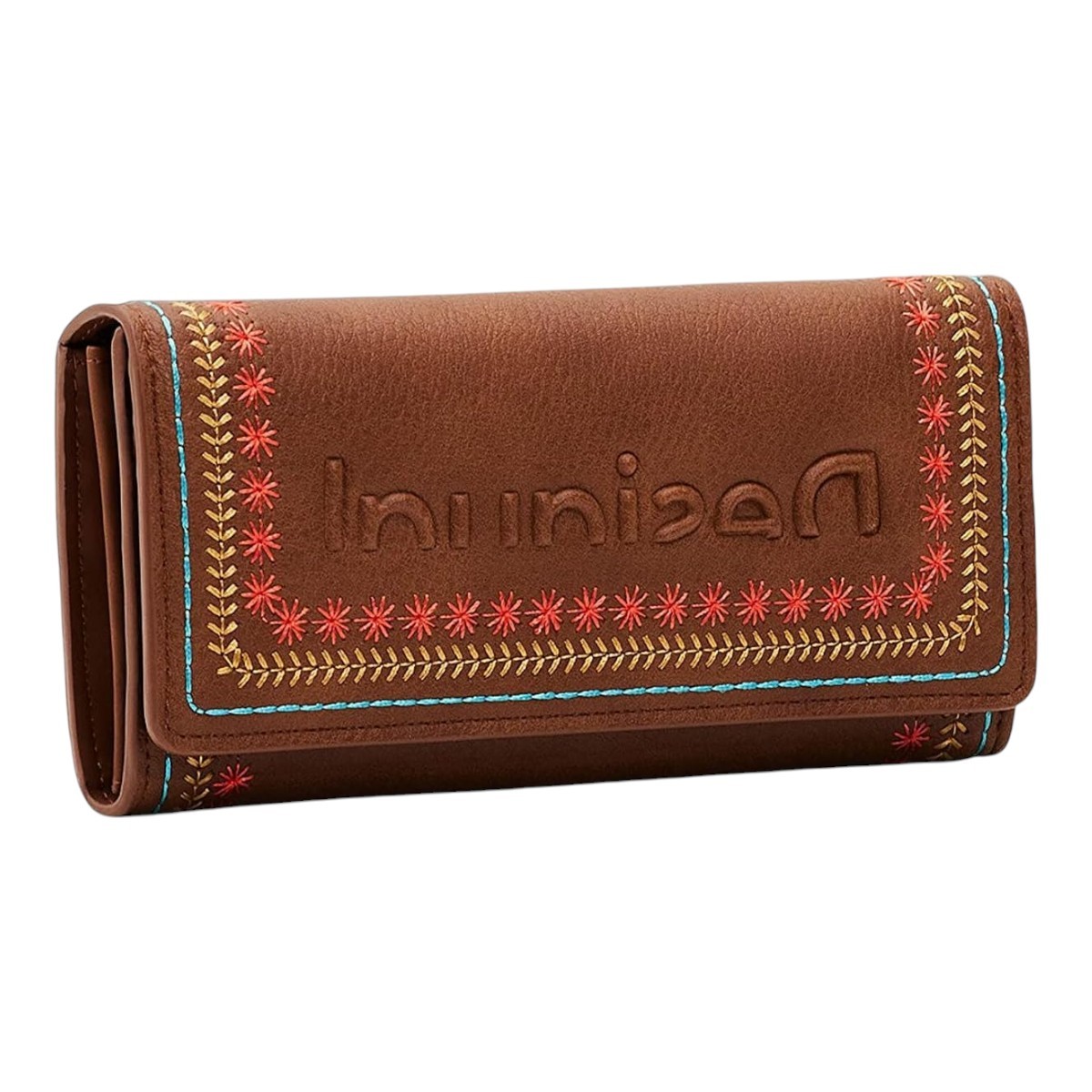 Desigual BOLS MONE POL Γυναικεία Πορτοφόλια 22WAYP22-6011 Ταμπά 2025