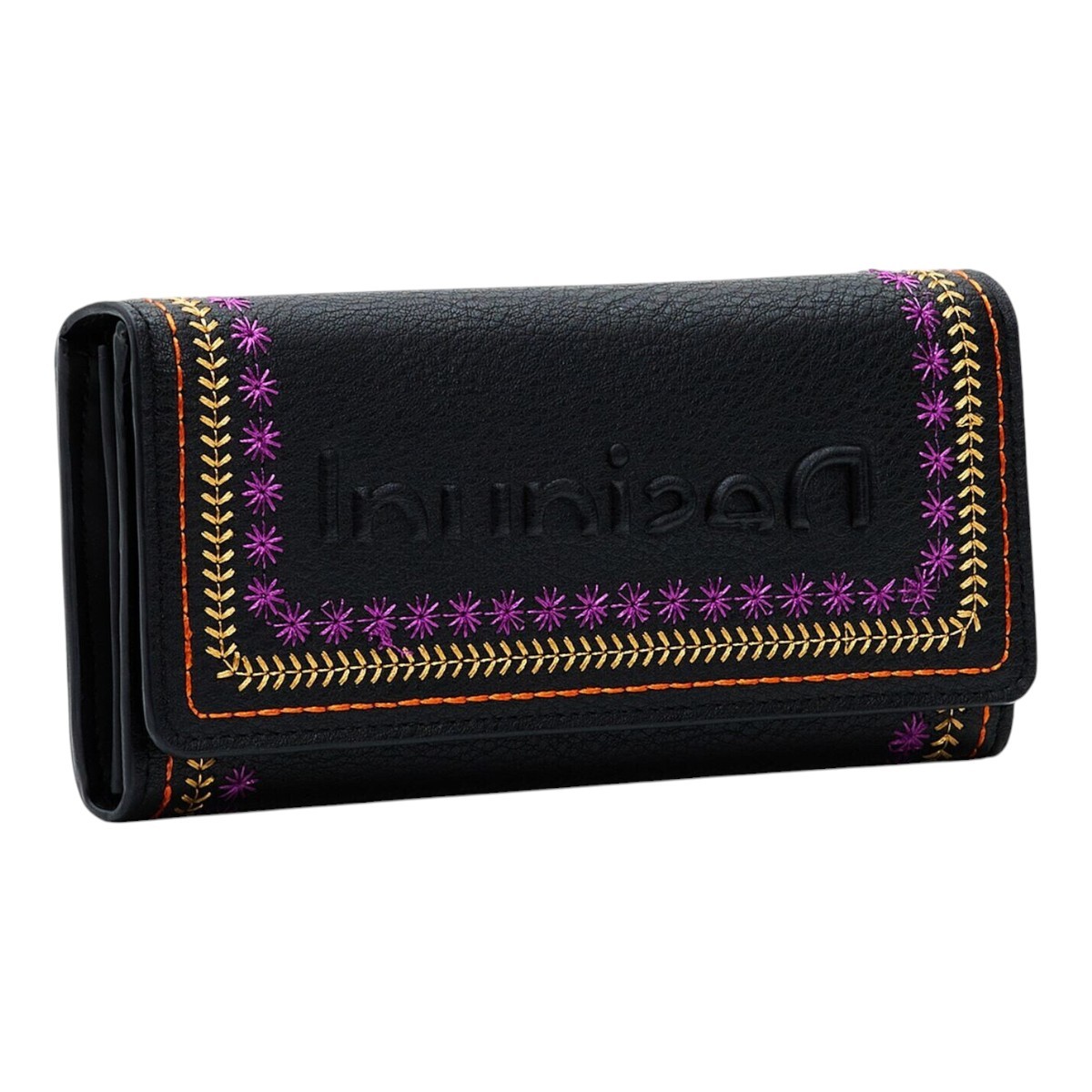 Desigual BOLS MONE POL Γυναικεία Πορτοφόλια 22WAYP22-2000 Μαύρο φωτογραφία