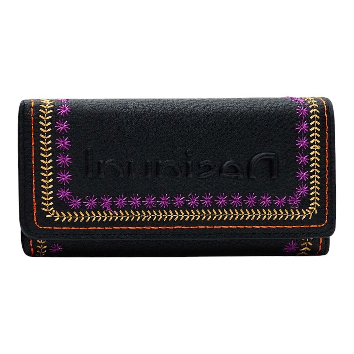  Desigual BOLS MONE POL Γυναικεία Πορτοφόλια 22WAYP22-2000 Μαύρο 2025