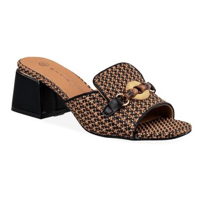 Envie Shoes Γυναικεία Παπούτσια Παντόφλες Mules E37-21110-34 Μαύρο