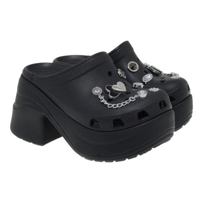 EXE Shoes Γυναιεία Παπούτσια Παντόφλες Σαμπό 700-082 Mαύρο U47000825001