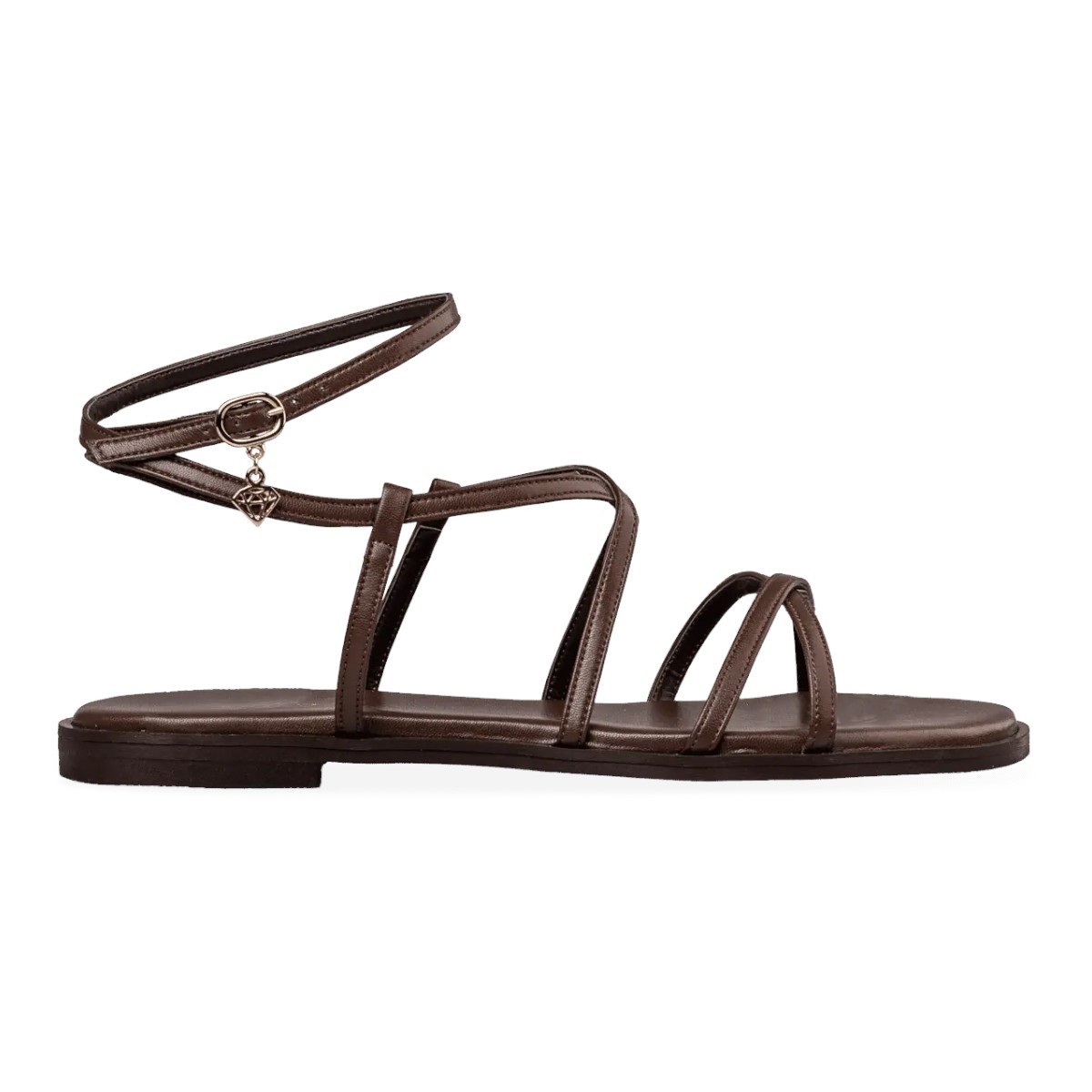 Mairiboo by Envie Shoes Γυναικεία Πέδιλα M03-21878-28 Καφέ φωτογραφία