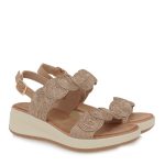 EXE Shoes Γυναικεία Πέδιλα 89Q-992 ΠΛΑΤΙΝΑ ΜΑΚΡΑΜΕ ΚΑΜΗΛΟ U489Q99237C5