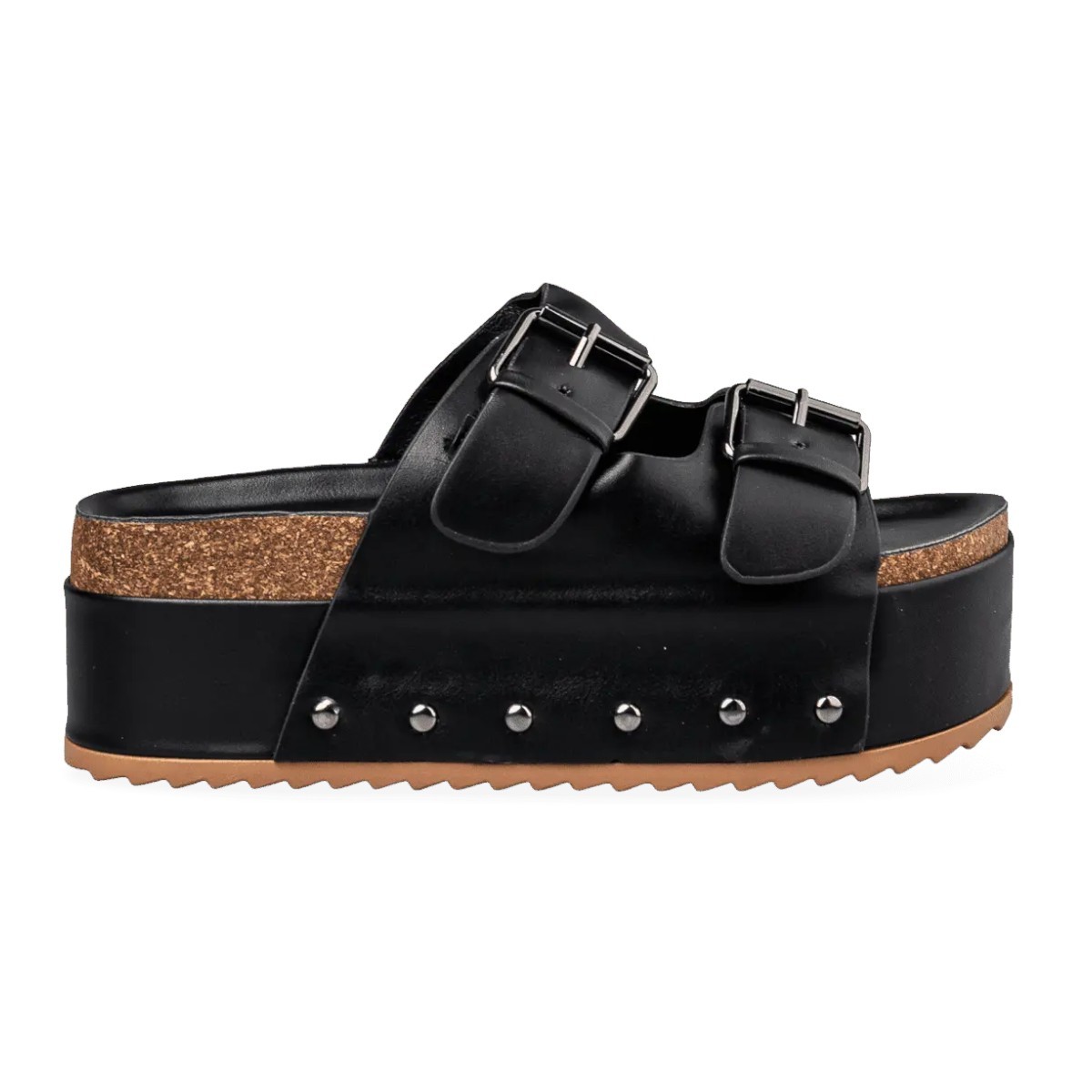 Envie Shoes Γυναικεία Παπούτσια Παντόφλες Flatforms E42-21165-34 Μαύρο φωτογραφία