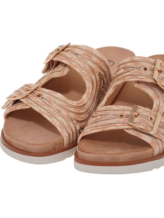 EXE Shoes Γυναικεία Πέδιλα 89Q-672 Ροζ Χρυσό S489Q6722P4805 φωτογραφία