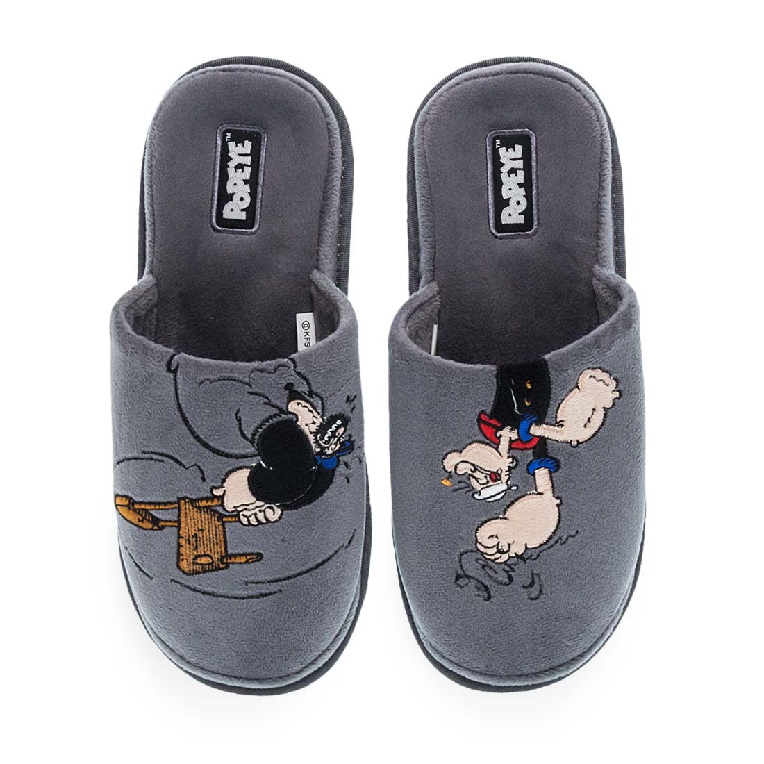 PAREX Ανδρικές Παντόφλες Σπιτιού Popeye 10132078.GR Γκρί φωτογραφία