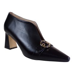 Fardoulis Shoes Γυναικεία Παπούτσια Γόβες Αστραγάλου 7708-38 Μαύρο Δέρμα
