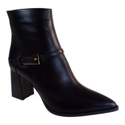 Fardoulis Shoes Γυναικεία Παπούτσια Μποτάκια 751-53M Μαύρο Δέρμα